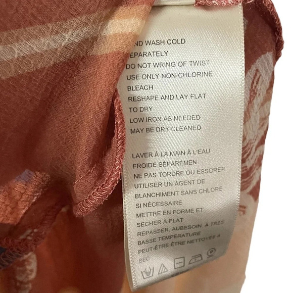 Free People Daria Shirtdress Floral Maxi Size Small Button Up Boho Flowy Retro - Picture 9 of 12